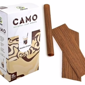 Afghan Hemp Camo Self-Rolling Natural Leaf Wraps