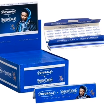 Snoop Dogg x Futurola King Size Rolling Papers with Perforated Tips