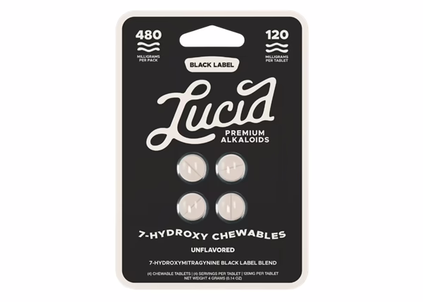 Lucid Black Label 120mg 7-OH 4-Tablets