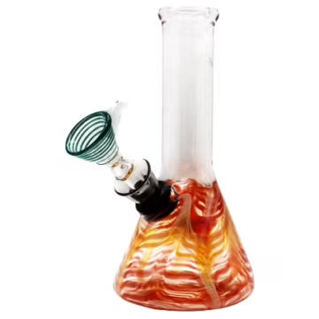 6" Raked Beaker US Made Water Pipe