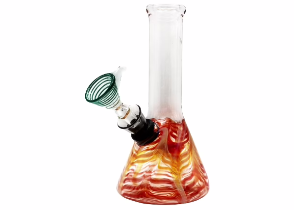 6" Raked Beaker US Made Water Pipe