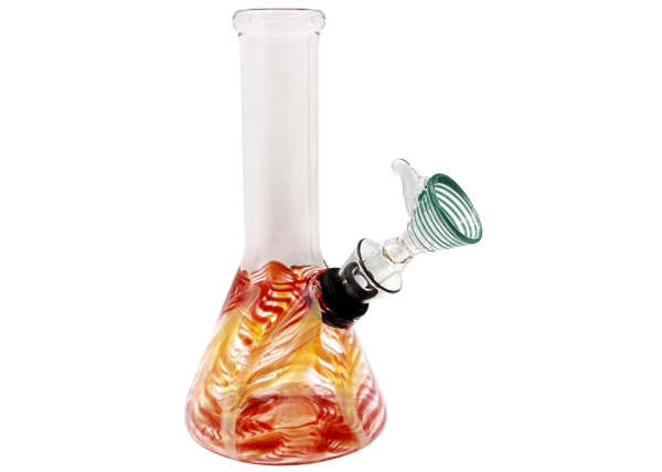 6" Raked Beaker US Made Water Pipe
