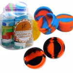 Silicone 22ml Round Stash Jars 25pk