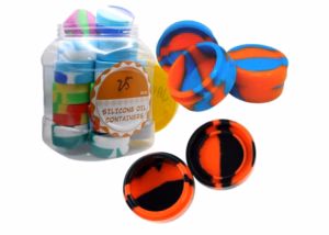 Silicone 22ml Round Stash Jars 25pk