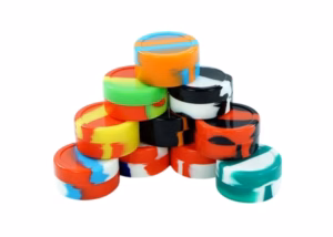 Silicone 22ml Round Stash Jars 25pk