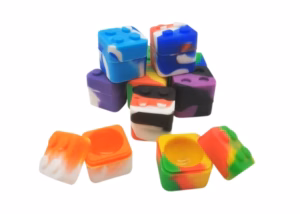 Silicone Lego Style Block Stash Jars 67pk