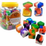 Silicone Lego Style Block Stash Jars 67pk