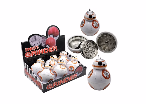 BB8 Design 3pc Metal Grinders 6pk