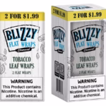 Blizzy Flat Wraps - Tobacco Leaf Wraps