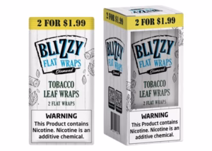 Blizzy Flat Wraps - Tobacco Leaf Wraps