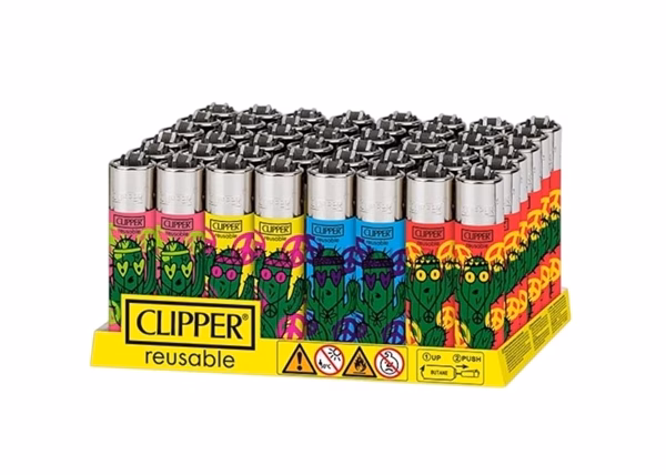 Clipper Lighter – Hippie Cactus 48pk