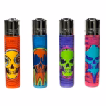 Clipper Lighter – Natural Skull 48pk