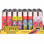 Clipper Lighter – Psyko Monster 48pk