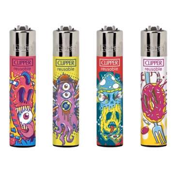Clipper Lighter – Psyko Monster 48pk