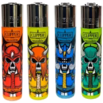 Clipper Lighter – Skulls Mix 48pk
