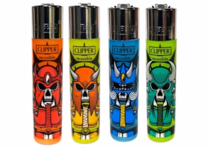 Clipper Lighter – Skulls Mix 48pk