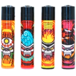 Clipper Lighter – Summer Skull 48pk