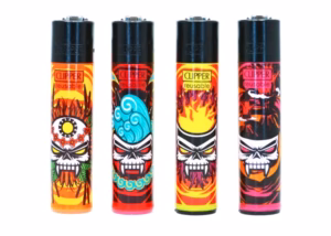 Clipper Lighter – Summer Skull 48pk