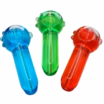 4ct 4" Liquid Filled Glycerin Marble Hand Pipe