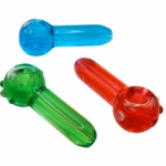 4ct 4" Liquid Filled Glycerin Marble Hand Pipe