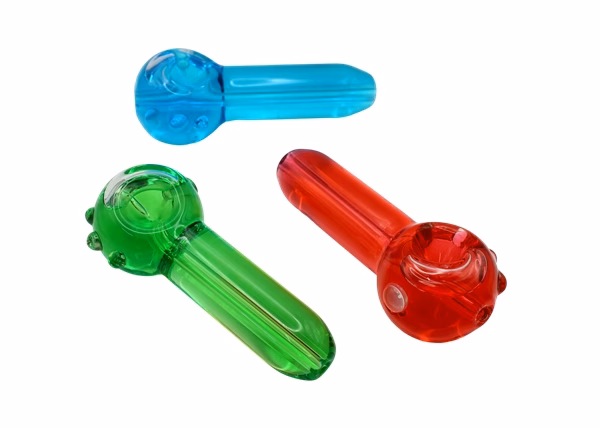4ct 4" Liquid Filled Glycerin Marble Hand Pipe