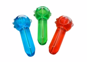 4ct 4" Liquid Filled Glycerin Marble Hand Pipe