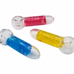4ct 5″ Liquid Filled Glycerin Coil Hand Pipe