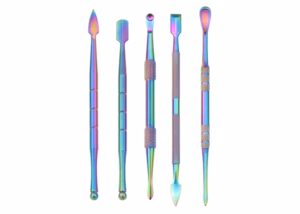 4ct Rainbow Dabber Set with Silicone Jar