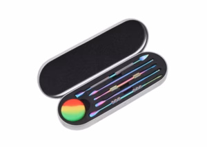 4ct Rainbow Dabber Set with Silicone Jar