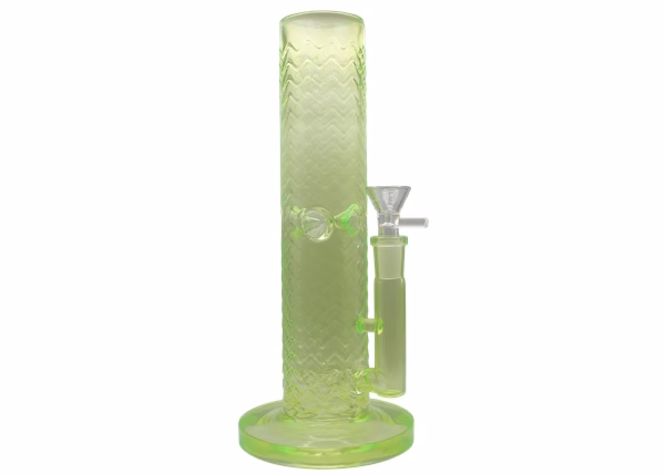 10" Etched Column Straight Water Pipe
