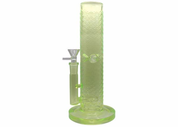 10" Etched Column Straight Water Pipe