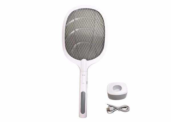Electric Mosquito Swatter with Charging Stand - Image 5