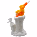 8" Candle Skull Light Up PVC Water Pipe