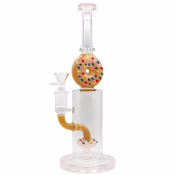 10" Donut Love Straight Water Pipe