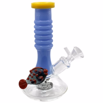 7" Fish Ornament Beaker Water Pipe