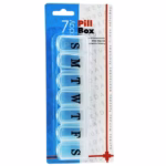 6ct 7 Day Pill Box Container