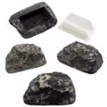6ct Key Stone Hidden Rock Stash Container