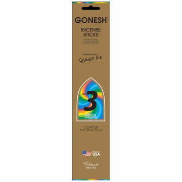 Gonesh Classic Stick Incense No. 3 Shaved Ice 4pk