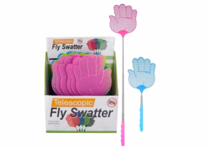 Giant Hand Shape Telescopic Fly Swatter 24pk