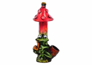 Pichincha Hand Crafted Medium Hand Pipe – Smokin Shroom Frog