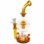 10" Mushroom House Inline Perk Water Pipe