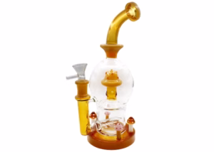 10" Mushroom House Inline Perk Water Pipe