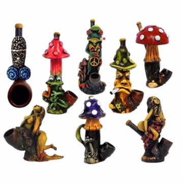 50ct Pichincha Hand Crafted Hand Pipe Assortment