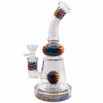 7" Reversal Art Shower Perk Curve Water Pipe