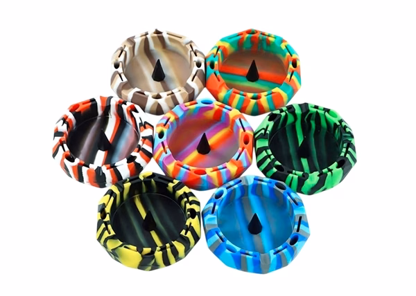 2ct Silicone Ashtray with Tool Station