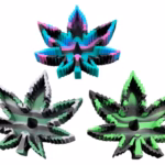2ct Silicone Leaf Ashtray with D-Tool
