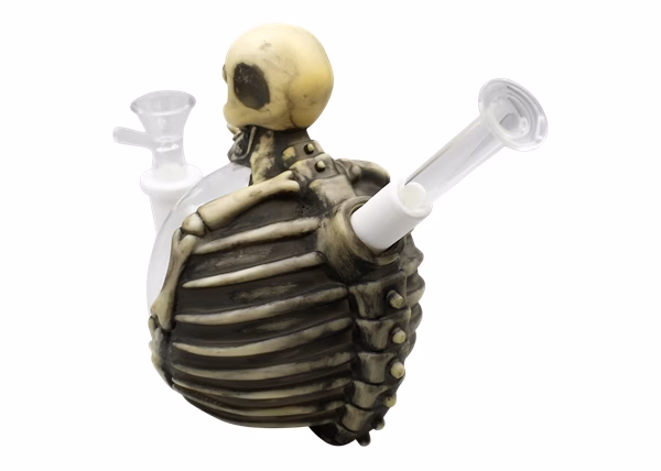 6" Skeleton Man PVC Water Pipe