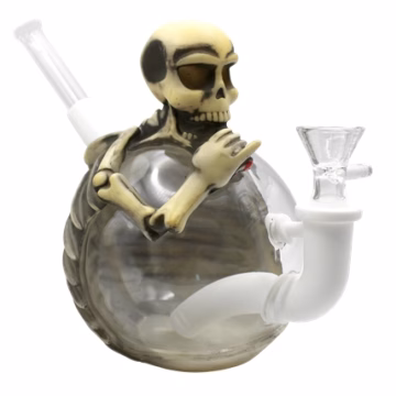 6" Skeleton Man PVC Water Pipe