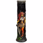 12″ Pichincha Hand Crafted Water Pipe – Elf Girl Warrior