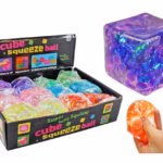 Cube Squeeze Ball Super Solid Squish 12pk